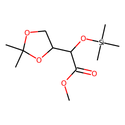 Methyl 3,4-O-isopropylidene-L-threonate, trimethylsilyl ether