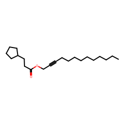 3-cyclopentylpropionic acid, tridec-2-ynyl ester