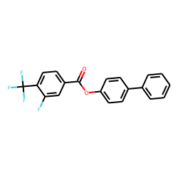 3-Fluoro-4-trifluoromethylbenzoic acid, 4-biphenyl ester