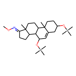 3-«beta»,7-«alpha»-Dihydroxy-5-androsten-17-one, MO TMS