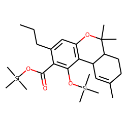 propyl-«delta»1-tetrahydrocannabinolic acid, TMS