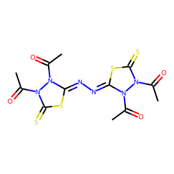 3,4-Diacetyl-5-thione-1,3,4-thiadiazolidone-2-azine