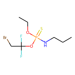 O-Ethyl-O-(1,1-difluoro-2-bromoethyl)-N-propyl-phosphorothioamidate