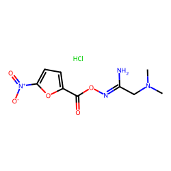 O-5-nitro-2-furoyldimethylaminoacetamidoxime hydrochloride