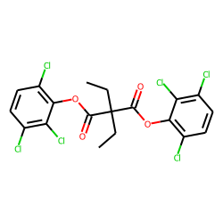 Diethylmalonic acid, di(2,3,6-trichlorophenyl) ester