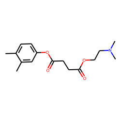 Succinic acid, 3,4-dimethylphenyl 2-(dimethylamino)ethyl ester