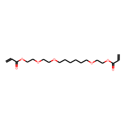 tri-ethoxylated 1,6 hexane diol diacrylate