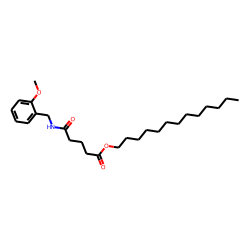 Glutaric acid, monoamide, N-(2-methoxybenzyl)-, tridecyl ester