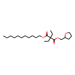 Diethylmalonic acid, tetrahydrofurfuryl undecyl ester