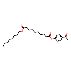 Sebacic acid, 4-acetylphenyl octyl ester
