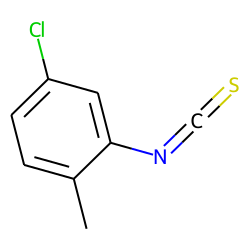 Isothiocyanic acid, 5-chloro-o-tolyl ester