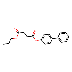 Succinic acid, 4-biphenyl propyl ester
