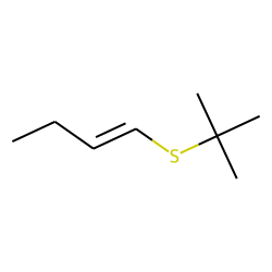 1-Butene, 1-[(1,1-dimethylethyl)thio]-, (E)-