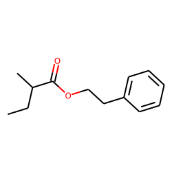 Butanoic acid, 2-methyl-, 2-phenylethyl ester