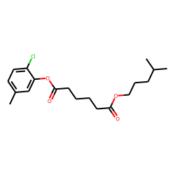 Adipic acid, 2-chloro-5-methylphenyl isohexyl ester