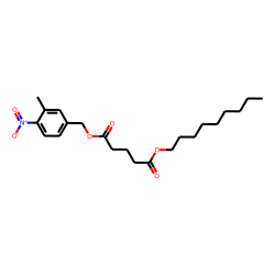 Glutaric acid, 3-methyl-4-nitrobenzyl nonyl ester