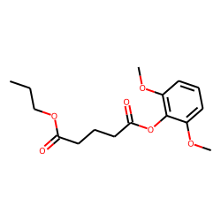 Glutaric acid, 2,6-dimethoxyphenyl propyl ester