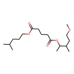 Glutaric acid, isohexyl 5-methoxy-3-methylpent-2-yl ester