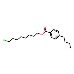 4-Butylbenzoic acid, 8-chlorooctyl ester