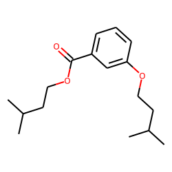Benzoic acid, 3-(3-methylbutyl)oxy-, 3-methylbutyl ester