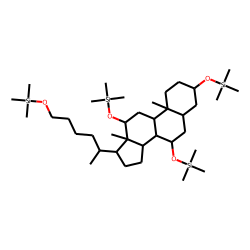 5B-Homocholane-3A,7A,12A, 25-tetrol, TMS