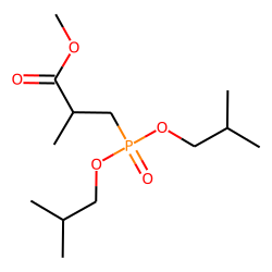 Isobutyric acid, 3-diisobutoxy-phosphinyl-, methyl ester