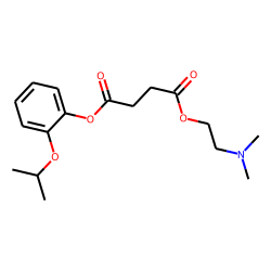 Succinic acid, 2-isopropoxyphenyl 2-(dimethylamino)ethyl ester