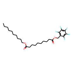 Sebacic acid, decyl pentafluorobenzyl ester