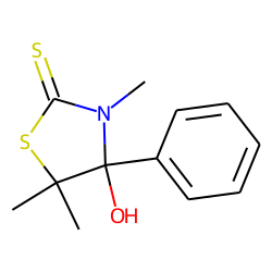 4-Hydroxy-4-phenyl-3,5,5-trimethylthiazolidine-2-thione