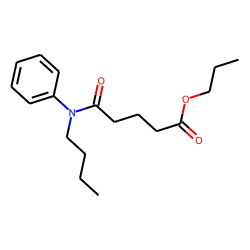 Glutaric acid, monoamide, N-butyl-N-phenyl-, propyl ester