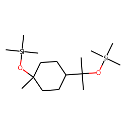 4-(1-Trimethylsilyloxy-1-methyl-ethyl)-1-methyl-cyclohexan-1-ol, trimethylsilyl ether