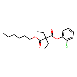 Diethylmalonic acid, 2-chlorophenyl hexyl ester