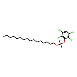 Silane, dimethyl(2,3,5,6-tetrachlorophenoxy)hexadecyloxy-