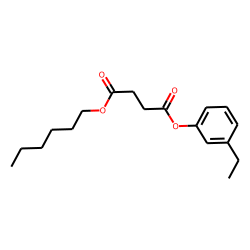 Succinic acid, 3-ethylphenyl hexyl ester