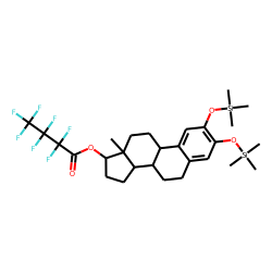 1,3,5(10)-Oestratriene-2,3,17«beta»-triol, 2,3-TMS-17-HFB