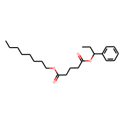 Glutaric acid, octyl 1-phenylpropyl ester