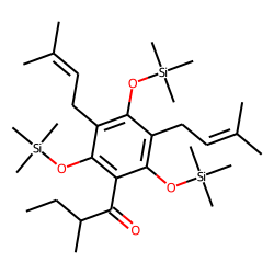 Desoxyadhumulone, TMS