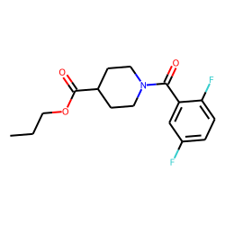 Isonipecotic acid, N-(2,5-difluorobenzoyl)-, propyl ester