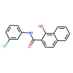 1-Hydroxy-2-(m-chloro) naphthanilide