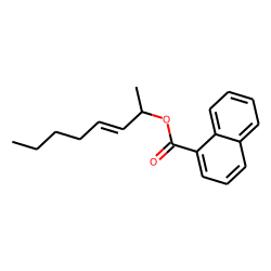 1-Naphthoic acid, oct-3-en-2-yl ester
