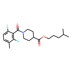 Isonipecotic acid, N-(2,6-difluoro-3-methylbenzoyl)-, isohexyl ester