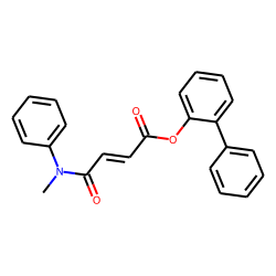 Fumaric acid, monoamide, N-methyl-N-phenyl-, 2-biphenyl ester