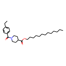 Isonipecotic acid, N-(4-ethylbenzoyl)-, tridecyl ester