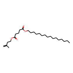 Glutaric acid, hexadecyl 3-methylbut-3-enyl ester
