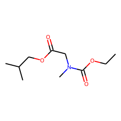 Glycine, N-methyl-N-ethoxycarbonyl-, isobutyl ester