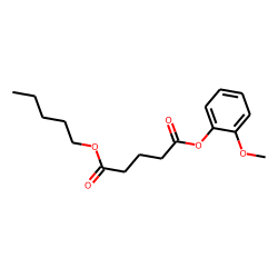 Glutaric acid, 2-methoxyphenyl pentyl ester