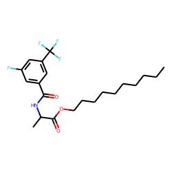 D-Alanine, N-(3-fluoro-5-trifluoromethylbenzoyl)-, decyl ester