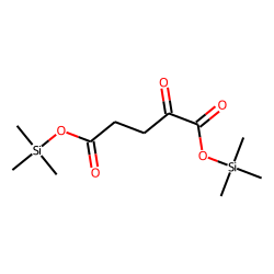 2-Ketoglutaric acid, TMS # 1