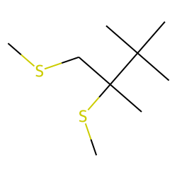 Butane, 2,3,3-trimethyl-1,2-bis-(methylthio)