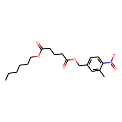 Glutaric acid, hexyl 3-methyl-4-nitrobenzyl ester